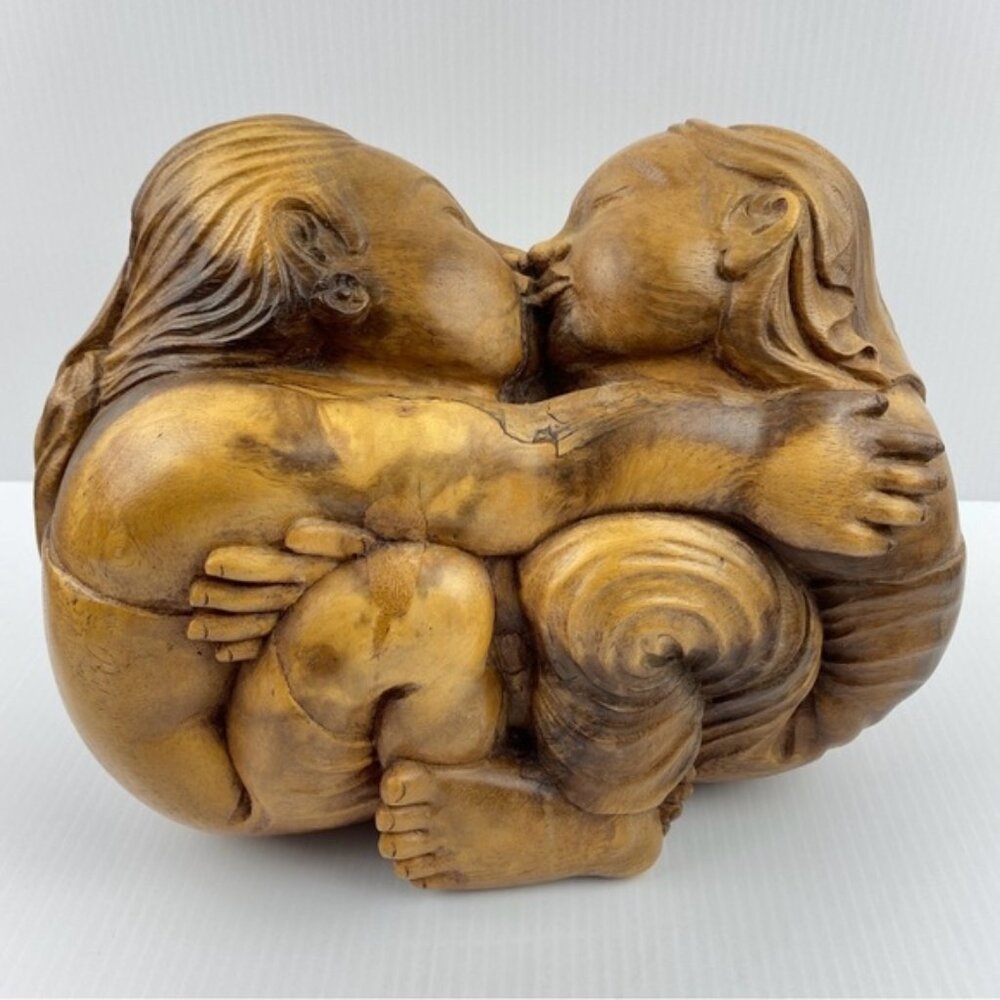 Novica Hand Carved Wooden Statuette from Bali Sculpture